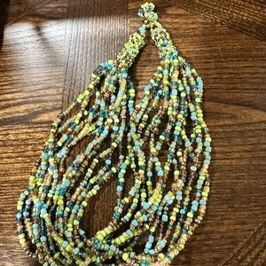 Multi Strand Seed Bead Necklace